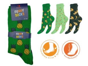 Unisex värvilised sokid Footstar Funny Socks 79045, 3 paari цена и информация | Мужские носки | kaup24.ee