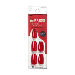 Kunstküüned imPRESS Press-On Manicure Bare But Butter Short Nails Reddy or Not, 30 tk., S suurus hind ja info | Maniküüri ja pediküüri tarvikud | kaup24.ee