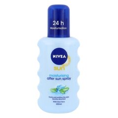 Päevitusjärgne kreem Nivea Sun After Moisturising With Aloe Vera 200 ml hind ja info | Päikesekreemid | kaup24.ee