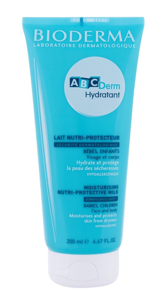 Niisutav piim imikute ja laste nahale Bioderma ABCDerm Hydratant 200 ml hind ja info | Laste ja ema kosmeetika | kaup24.ee