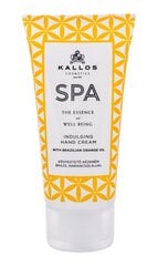 Niisutav kätekreem Kallos SPA Indulging 50 ml цена и информация | Кремы, лосьоны для тела | kaup24.ee