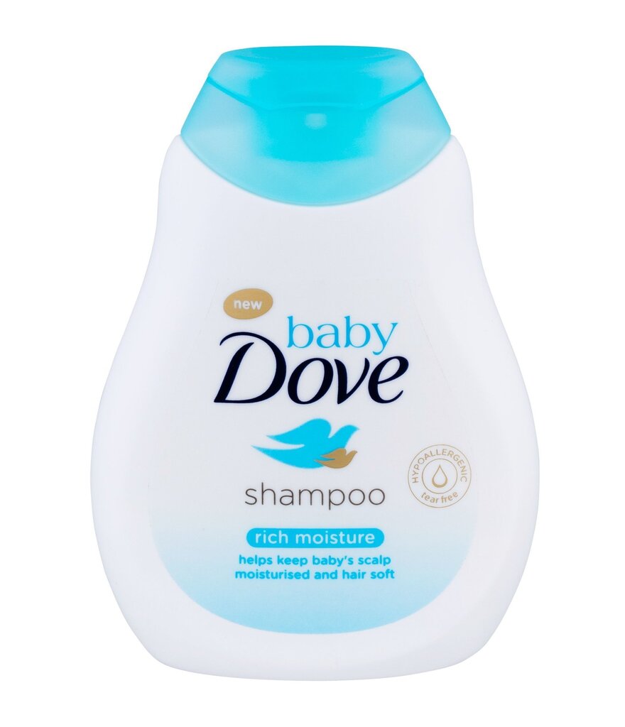Niisutav šampoon imikutele Dove Baby Rich Moisture 200 ml цена и информация | Laste ja ema kosmeetika | kaup24.ee