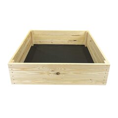 Puidust peenrakast 4IQ, 80 x 80 x 21 cm hind ja info | Kasvuhooned | kaup24.ee