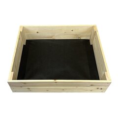 Puidust peenrakast 4IQ, 75 x 60 x 18 cm hind ja info | Kasvuhooned | kaup24.ee