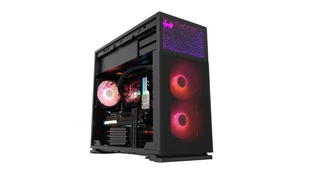 Case|IN WIN|MidiTower|Not included|ATX|MicroATX|MiniITX|Colour Black|N127 hind ja info | Arvutikorpused | kaup24.ee