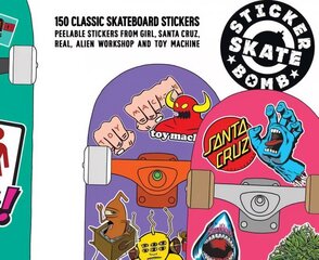 Stickerbomb Skate: 150 Classic Skateboard Stickers цена и информация | Книги об искусстве | kaup24.ee