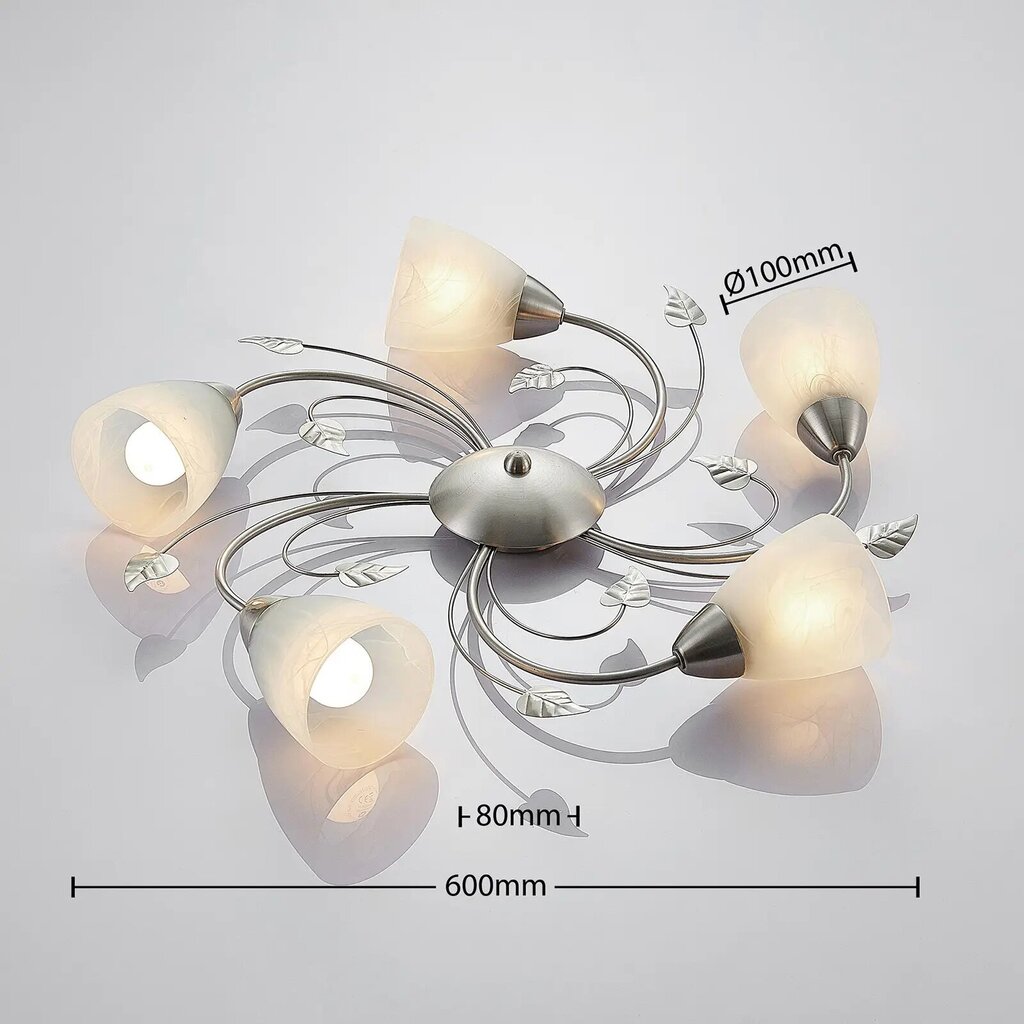 Lindby Yannie LED-laevalgusti, viis pirni hind ja info | Laelambid | kaup24.ee