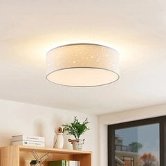 Потолочный светодиодный светильник Lindby Ellamina, 40 см, белый цена и информация | Потолочные светильники | kaup24.ee