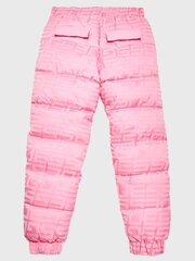 Утепленные брюки из коллекции GUESS JEANS Regular Fit Wild Jacquard Pink 520914273 цена и информация | Штаны для девочек | kaup24.ee