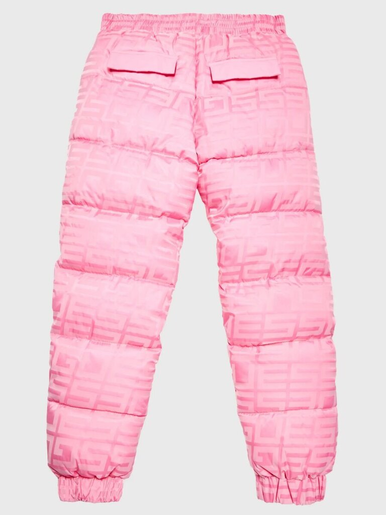 Tüdrukute püksid GUESS JEANS Regular Fit Wild Jacquard Pink 520914273 hind ja info | Tüdrukute retuusid, püksid | kaup24.ee