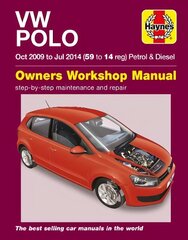 VW Polo Petrol And Diesel (Oct 09 - Jul 14) 59 To 14: 09-14 hind ja info | Reisiraamatud, reisijuhid | kaup24.ee