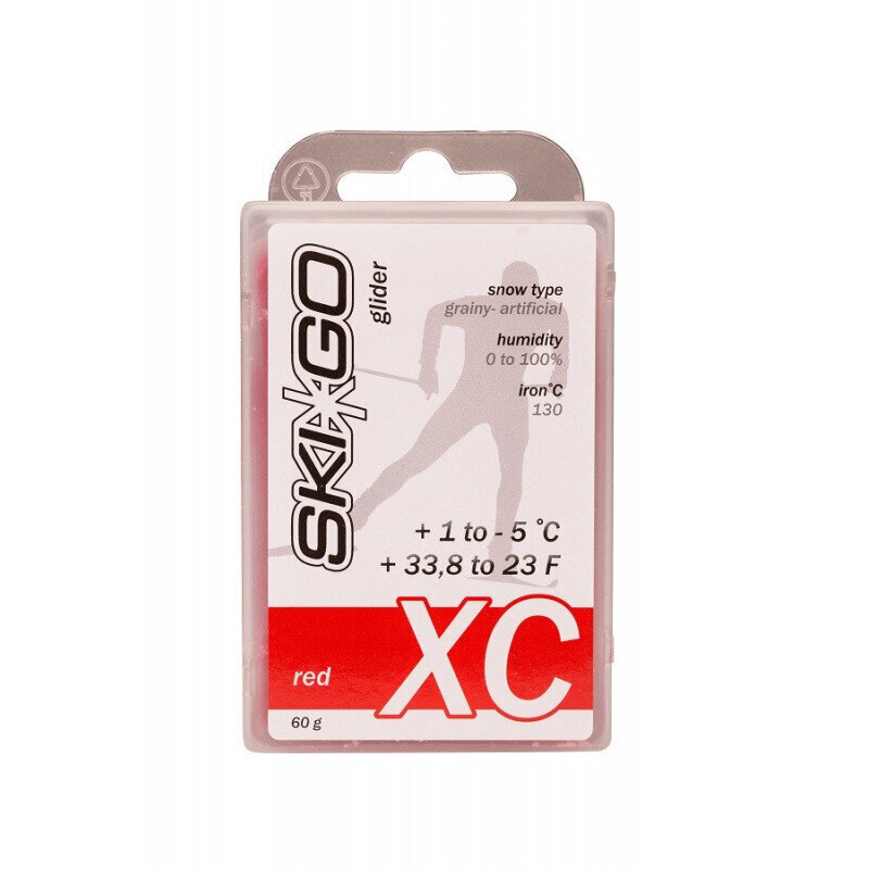 Parafiin SKIGO XC Glider Red (+1..-5C) hind ja info | Suusahooldustooted | kaup24.ee