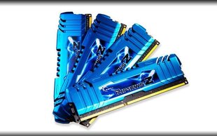 G.Skill DDR3 32GB (8GBx4) 2400MHz, CL11, RipjawsZ Quad (F3-2400C11Q-32GZM) kaina ir informacija | Оперативная память (RAM) | kaup24.ee