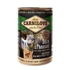 Carnilove Duck & Pheasant konserv koertele 400g цена и информация | Консервы для собак | kaup24.ee