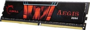 G.Skill Aegis DDR4, 8GB, 3000MHz, CL16 (F4-3000C16S-8GISB) цена и информация | Оперативная память (RAM) | kaup24.ee