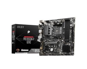 MSI Pro B550M-P Gen3, Micro ATX, AM4, DDR4 hind ja info | Emaplaadid | kaup24.ee