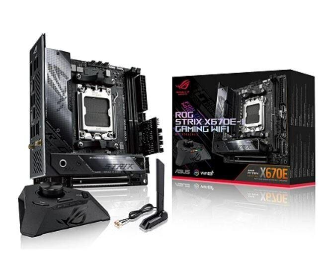 Asus ROG STRIX X670E-I GAMING WIFI, AMD X670|SAM5|MiniITX|DDR5 hind ja info | Emaplaadid | kaup24.ee
