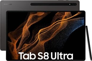 Samsung Galaxy Tab S8 Ultra WiFi 12/256GB SM-X900NZAEEUB Graphite цена и информация | для планшетов | kaup24.ee