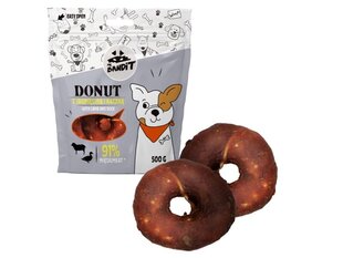 Mr. BanditDonut sõõrik koos lamba- ja pardiga, 500 g цена и информация | Лакомства для собак | kaup24.ee