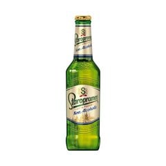 Пиво безалкогольное STAROPRAMEN, 0%, 0,33 л, бутылка x 12 шт., упаковка цена и информация | Безалкогольные напитки | kaup24.ee