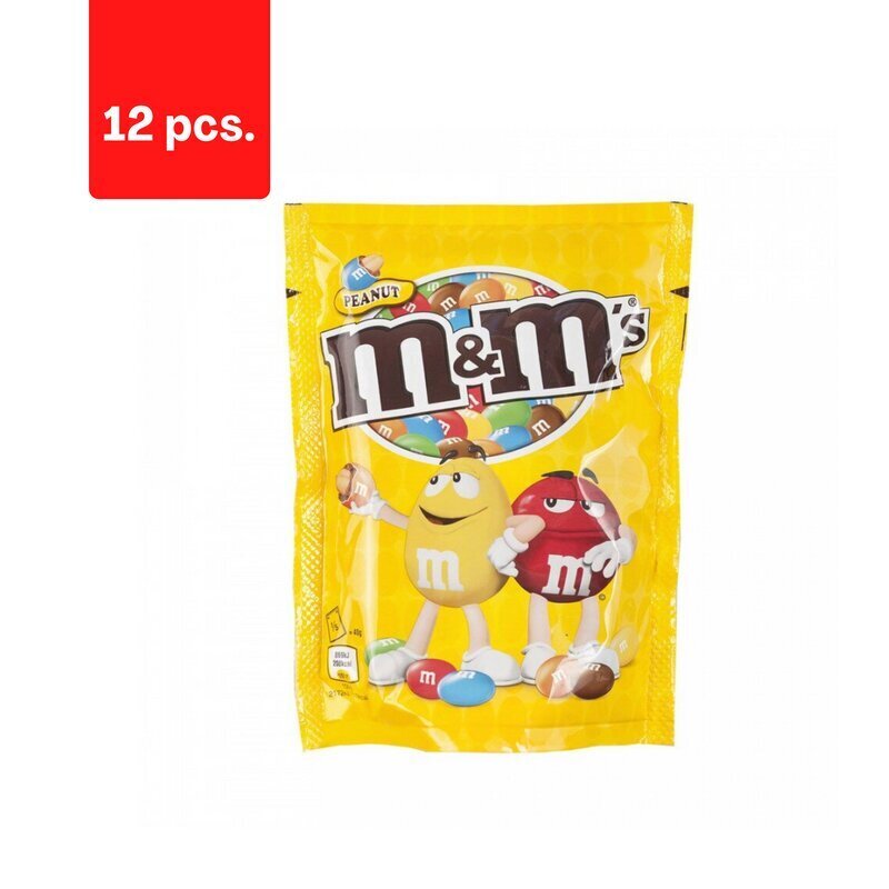 Dražee M&M's Peanut, 200 g x 12 tk. hind ja info | Maiustused | kaup24.ee