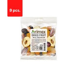 Kuivatatud puuviljade segu Arimex premium, 300 g x 9 tk. hind ja info | Pähklid, seemned, kuivatatud puuviljad | kaup24.ee