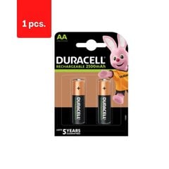 Аккумуляторы DURACELL AA (2500 мА·ч), LR6, 2 шт. x 1 упаковка цена и информация | Батарейки | kaup24.ee