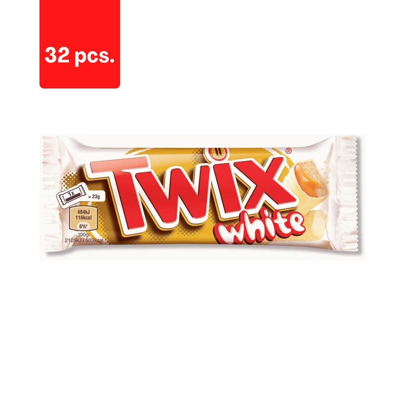 Šokolaaditahvel Twix White, 46 g x 32 tk. hind ja info | Maiustused | kaup24.ee