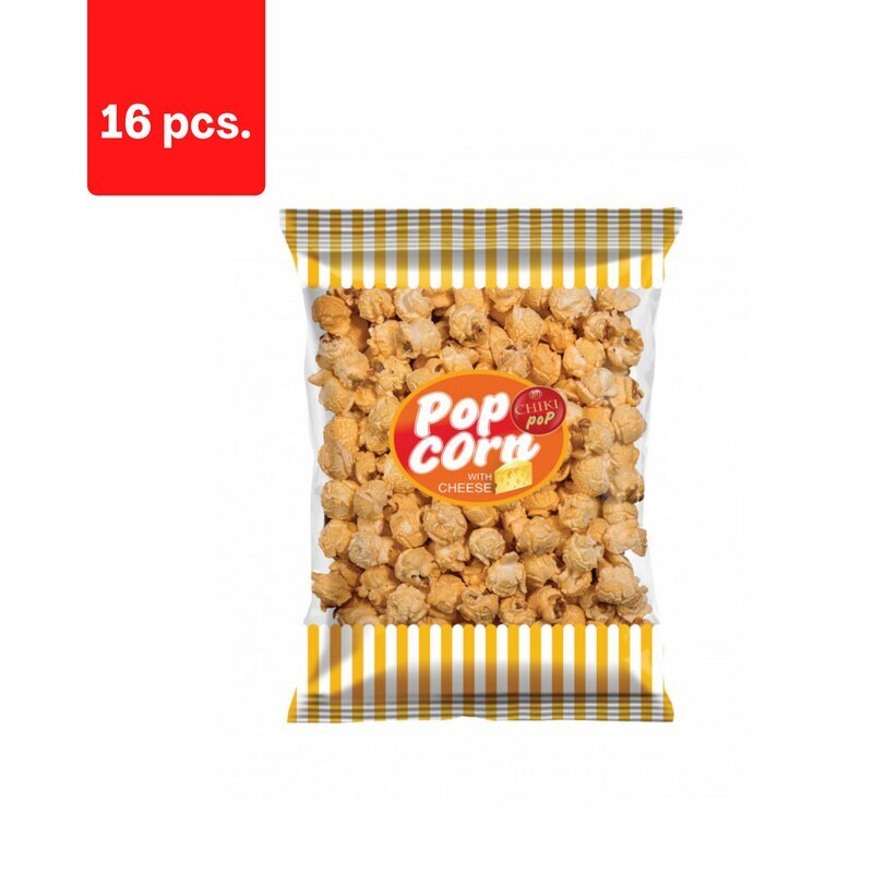 Popkorn juustuga Chiki Pop, 150 g x 16 tk. цена и информация | Suupisted, krõpsud | kaup24.ee