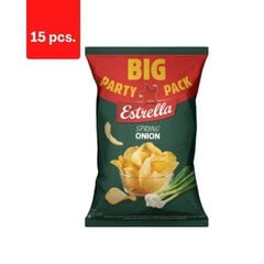 Chips Estrella sibulamaitseline, 250g x 15 tk. hind ja info | Suupisted, krõpsud | kaup24.ee