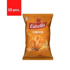 Krõpsud Estrella, cheddari juustu maitsega, 250 g x 15 tk. hind ja info | Suupisted, krõpsud | kaup24.ee