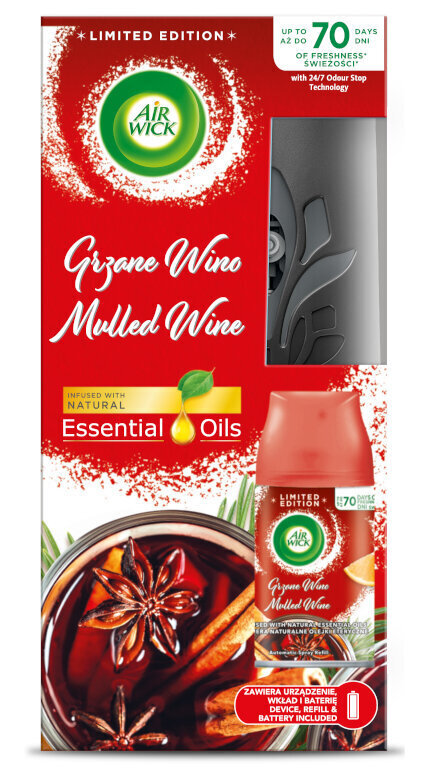 Air Wick Freshmatic õhuvärskendaja seade + Mulled Wine, 250ml hind ja info | Õhuvärskendajad | kaup24.ee