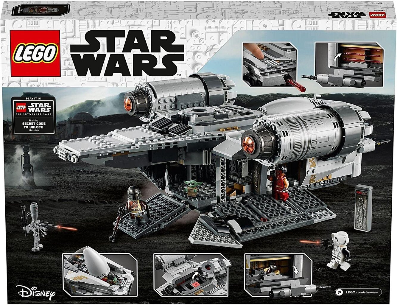 Lego 75292 Star Wars The Razor Crest Mandalorian Starship цена и информация | Klotsid ja konstruktorid | kaup24.ee