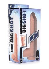 Pöörlev ja vibreeriv dildo Curve Toys Big Shot 23 cm, roosa hind ja info | Dildod | kaup24.ee