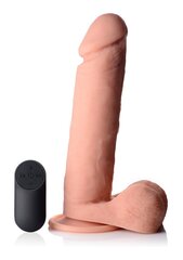 Vibreeriv kaugjuhtimispuldiga dildo Curve Toys Big Shot 23 cm, roosa hind ja info | Dildod | kaup24.ee