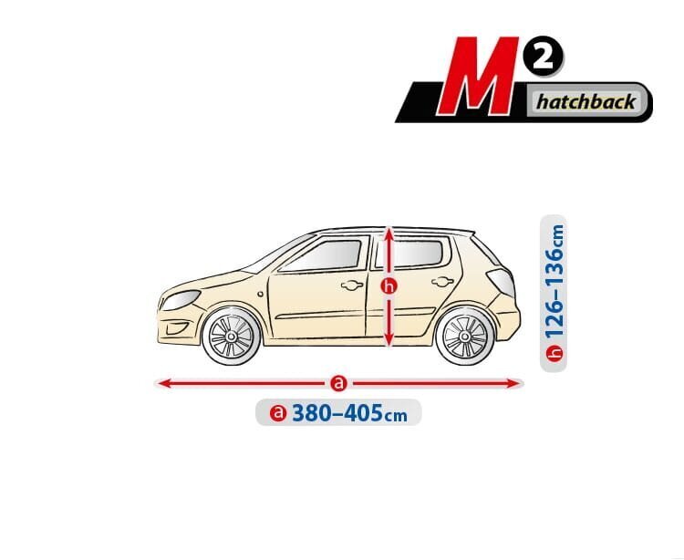 Hatchback autokate 380-405cm M2 Kegel-Blazusiak 5-4314-241-2092 hind ja info | Lisaseadmed | kaup24.ee