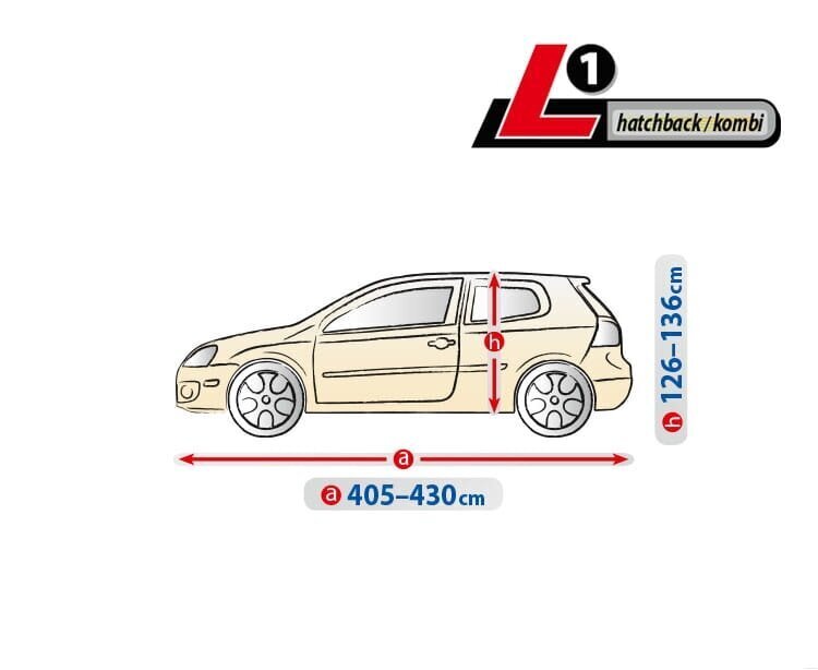 Hatchback/Combi autokate 405-430cm L1 Kegel-Blazusiak 5-4315-241-2092 цена и информация | Lisaseadmed | kaup24.ee