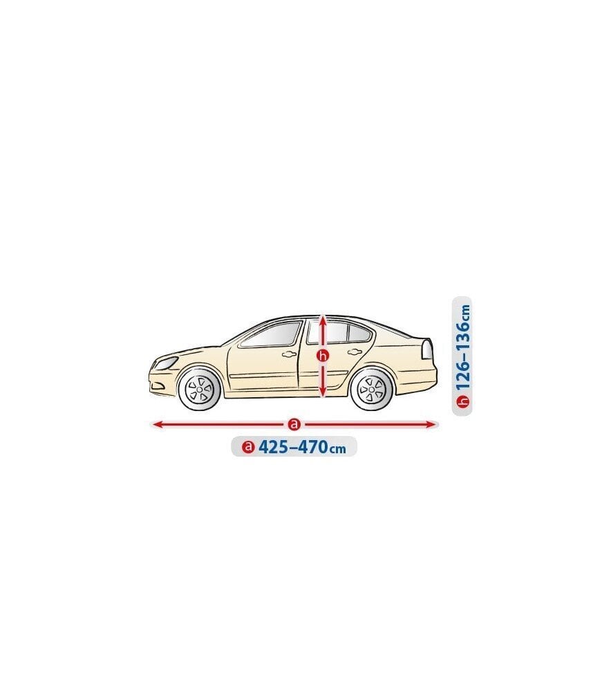 Sedan autokate 425-470cm L Kegel-Blazusiak 5-4322-241-2092 hind ja info | Lisaseadmed | kaup24.ee