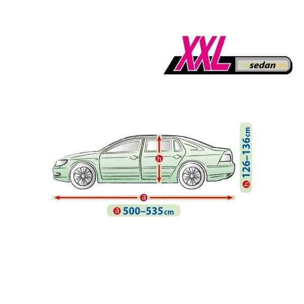 Sedan autokate pehme voodriga 500-535cm XXL Kegel-Blazusiak 5-4647-249-4030 hind ja info | Lisaseadmed | kaup24.ee