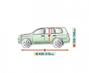 Автомобильный чехол SUV и джип XL Kegel-Blazusiak 5-4656-249-4030, 450-510 см цена и информация | Дополнительные принадлежности | kaup24.ee
