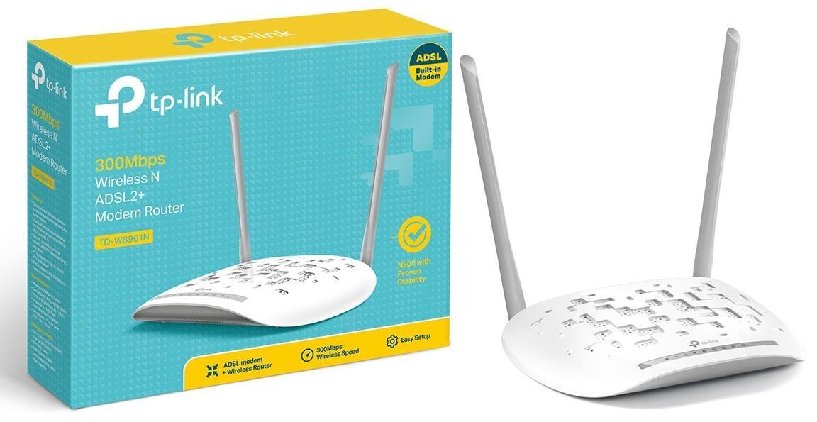 TP-LINK TD-W8961N цена и информация | Ruuterid | kaup24.ee