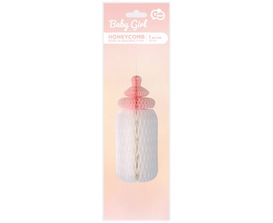 Riputatav dekoratsioon Baby Bootle, roosa, 30 cm QT-RDBR hind ja info | Peokaunistused | kaup24.ee