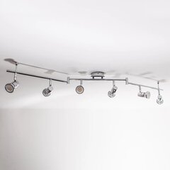 Хромированный светодиодный потолочный светильник Arminius с шестью лампочками цена и информация | Потолочные светильники | kaup24.ee