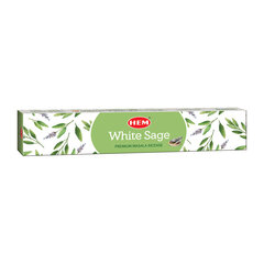 Viirukipulgad Hem Masala White Sage 15 g, üks kast, 10 vnt hind ja info | Kodulõhnastajad | kaup24.ee