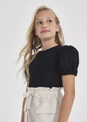 Детская футболка Mayoral, черный, 6046*16, 8445445718257 цена и информация | Рубашки для девочек | kaup24.ee
