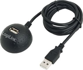 Logilink CU0013, док-станция USB 2.0, удлинитель, 1,5 м цена и информация | Кабели и провода | kaup24.ee