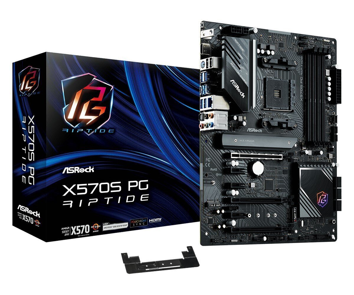 ASRock X570S PG Riptide, ATX, AM4, DDR4 hind ja info | Emaplaadid | kaup24.ee