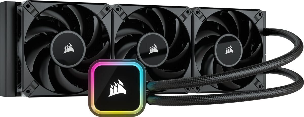 Corsair iCUE H150i Elite RGB 360mm (2022), Black цена и информация | Protsessori jahutid | kaup24.ee