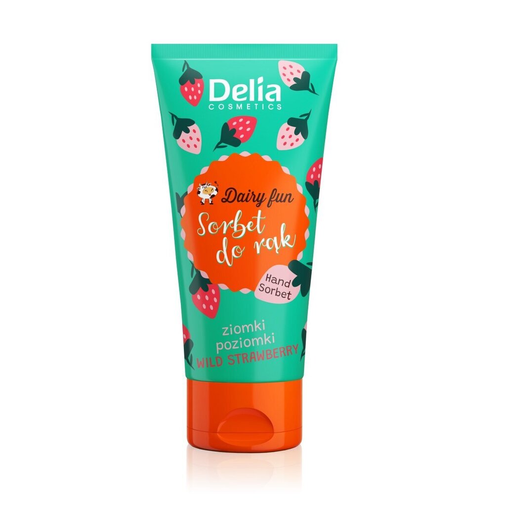 Kätekreem Delia Cosmetics Dairy Fun Strawberry, 50 ml hind ja info | Kehakreemid, losjoonid | kaup24.ee