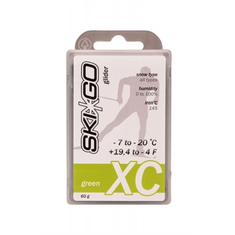 Parafiin SKIGO XC Glider Green (-7..-20C) hind ja info | Suusahooldustooted | kaup24.ee